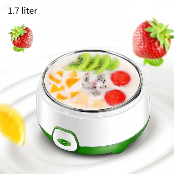 Doi Maker ( দই মেকার ) Yogurt Maker 1.7 L Price in Bangladesh | 1012 ১.৭ লিটার Automatic Yogurt (Doi) Maker – এখন ঘরেই বানান পারফেক্ট দই! দই খেতে ভালোবাসেন? এখন আর বাজারের দইয়ের উপর নির্ভর করতে হবে না। এই আধুনিক Automatic Yogurt Maker দিয়ে খুব সহজেই ঘরে তৈরি করুন তাজা, স্বাস্থ্যকর ও জমাট দই। শুধু দুধ ও অল্প পরিমাণ টক দই মিশিয়ে মেশিনে সেট করুন, আর কয়েক ঘণ্টা পরেই তৈরি হয়ে যাবে মজাদার দই। কোনো ঝামেলা নেই, কোনো কেমিক্যাল নেই — সম্পূর্ণ স্বাস্থ্যকর ও প্রাকৃতিক উপায়ে তৈরি করুন পরিবারের জন্য নিরাপদ দই। কেন কিনবেন এই Yogurt Maker? ✅ অটোমেটিক দই তৈরির সুবিধা রাতে সেট করুন, সকালে উঠে উপভোগ করুন পারফেক্ট দই। Manual ঝামেলা ছাড়াই সম্পূর্ণ অটোমেটিক অপারেশন। ✅ বড় ১.৭ লিটার ক্যাপাসিটি ৪-৫ জনের পরিবারের জন্য আদর্শ। একবারেই বেশি পরিমাণ দই তৈরি করতে পারবেন। ✅ স্টেইনলেস স্টিল বোল স্বাস্থ্যসম্মত, টেকসই এবং পরিষ্কার করা খুবই সহজ। ✅ কম বিদ্যুৎ খরচ মাত্র 15W পাওয়ার ব্যবহার করে বিদ্যুৎ সাশ্রয় নিশ্চিত করে। ✅ স্টাইলিশ ও আধুনিক ডিজাইন আপনার কিচেনের সৌন্দর্য বাড়াবে আকর্ষণীয় পিঙ্ক ও গ্রীন কালারের ডিজাইন। Product Specifications Feature Details Product Type Automatic Yogurt / Doi Maker Capacity 1.7 Liter Power 15W Voltage 220-240V Frequency 50Hz Preparation Time 8-15 Hours Material ABS + PP + Stainless Steel Bowl Switch On/Off Switch Indicator Light Indicator Size 18 × 18 × 12.5 cm Color Pink / Green ব্যবহার করার নিয়ম দুধ গরম করে হালকা ঠান্ডা করুন সামান্য টক দই মিশিয়ে নিন Yogurt Maker-এ ঢেলে সুইচ অন করুন 8-15 ঘণ্টা অপেক্ষা করুন তৈরি হয়ে যাবে ঘন ও সুস্বাদু দই 😋 যাদের জন্য পারফেক্ট ✔ ছোট ও বড় পরিবার ✔ স্বাস্থ্য সচেতন মানুষ ✔ ঘরে তৈরি খাবার পছন্দ করেন যারা ✔ শিশুদের জন্য নিরাপদ ও স্বাস্থ্যকর দই তৈরিতে Package Includes ১ x Automatic Yogurt Maker ১ x Stainless Steel Bowl ১ x Power Cable ১ x User Manual আজই অর্ডার করুন! ঘরে তৈরি করুন খাঁটি ও স্বাস্থ্যকর দই — সহজে, দ্রুত এবং ঝামেলামুক্তভাবে। 📞 পাইকারি ও খুচরা অর্ডারের জন্য যোগাযোগ করুন WhatsApp: 01345-685940 👉 “দই বানাইছি, মন চাইলে খাইতে আইয়া যান!” 😄 #keywords doi maker দই মেকার ওয়ালটন দই মেকার দাম দই মেকার এর দাম দই মেকার দাম দই মেকারের দাম দই মেকার প্রাইস ইন বাংলাদেশ yogurt maker ঘরে বসেই সহজে তৈরি করুন সুস্বাদু ও স্বাস্থ্যকর দই! এই ১.৭ লিটার Automatic Yogurt Maker ( দই মেকার ) / Doi Maker আপনাকে দেবে ঝামেলামুক্ত দই তৈরির অভিজ্ঞতা। মাত্র 15W বিদ্যুৎ খরচে 8-15 ঘণ্টার মধ্যে তৈরি হবে পারফেক্ট দই। স্টাইলিশ ডিজাইন, স্টেইনলেস স্টিল বোল এবং সহজ অপারেশন — সব মিলিয়ে এটি আপনার কিচেনের জন্য আদর্শ একটি স্মার্ট ডিভাইস। ✅ ১.৭ লিটার ক্যাপাসিটি ✅ অটোমেটিক দই তৈরির সিস্টেম ✅ কম বিদ্যুৎ খরচ ✅ স্বাস্থ্যকর ও নিরাপদ ম্যাটেরিয়াল ✅ ছোট ও বড় পরিবারের জন্য উপযোগী