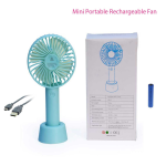 Mini Portable Fan Rechargeable Hand Fan USB  Cooling Fan 3 Speed Battery Fan Price in Bangladesh | 1001 - Image 4