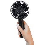 Mini Portable Fan Rechargeable Hand Fan USB  Cooling Fan 3 Speed Battery Fan Price in Bangladesh | 1001 - Image 3